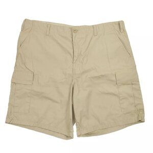 TRU-SPEC Men's Tactical Cargo Shorts Size 42 Ripstop Workwear Beige Tan Military